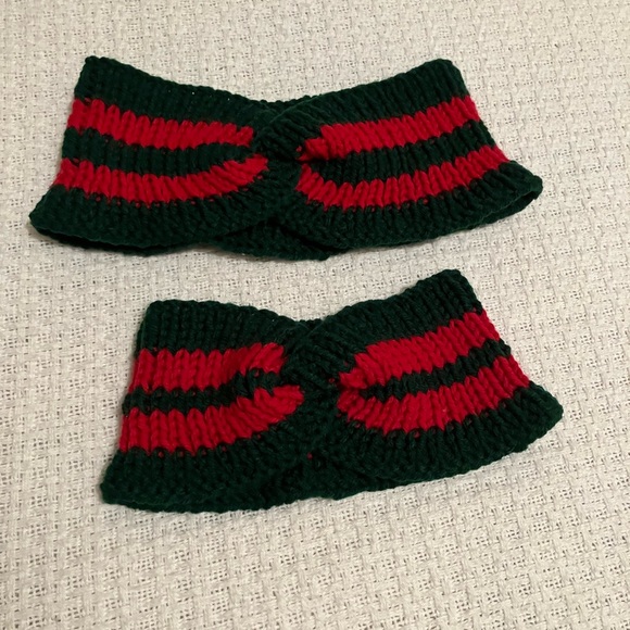 Mon and Daughter hand knit Fashion Headband set - Picture 2 of 6